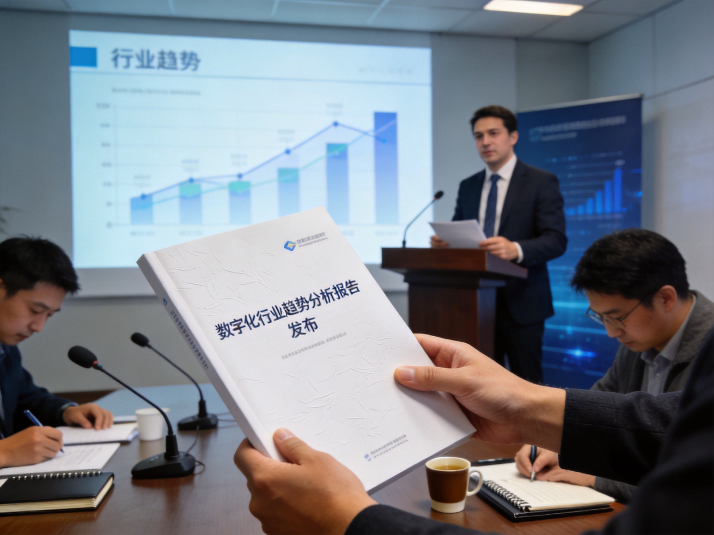 数字化行业趋势分析报告发布现场